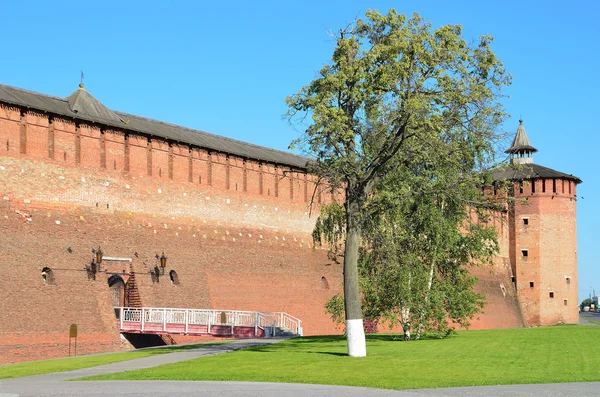 Kolomna Kremlin pared, puerta Mthajlovskie — Foto de Stock