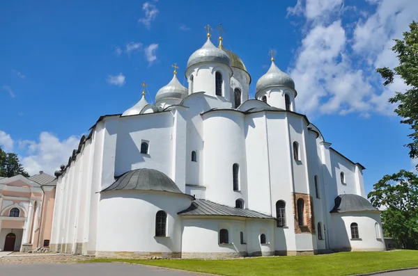 Novgorod, Sofiski kathedraal, gouden ring van Rusland — Stockfoto