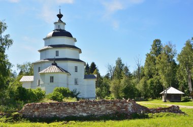 Ahşap kilise İlyas peygamber olarak Tsipino, Vologda bölgesi