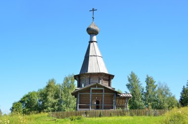Rusya, ahşap kilise boþ Sorsky Ferapontovo, Vologda bölgesi