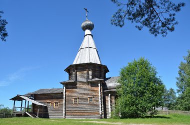Rusya, ahşap kilise boþ Sorsky Ferapontovo, Vologda bölgesi