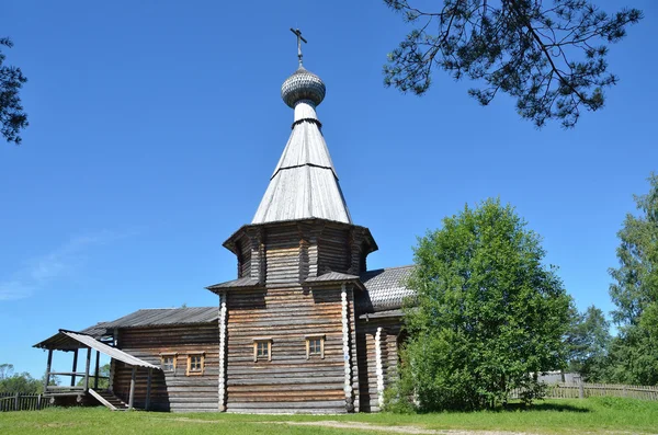 俄罗斯 Ferapontovo 沃洛格达州 Nill Sorsky 木制教堂 — 图库照片