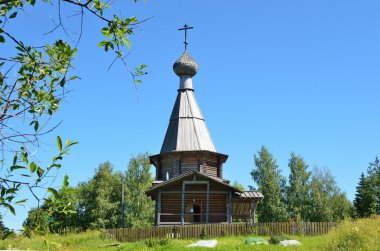 Rusya, ahşap kilise boþ Sorsky Ferapontovo, Vologda bölgesi