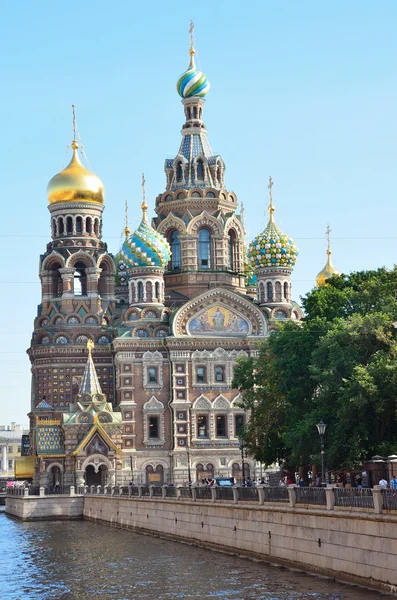 Katedral Penyelamat dengan darah di St. Petersburg — Stok Foto