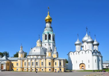 vologda, voskresensky ve Aziz Sofya katedraller, altın yüzük Rusya Kremlin