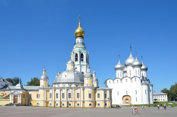 Kremlin in Vologda, Voskresensky and Saint Sofia cathedrals, Golden ring of Russia