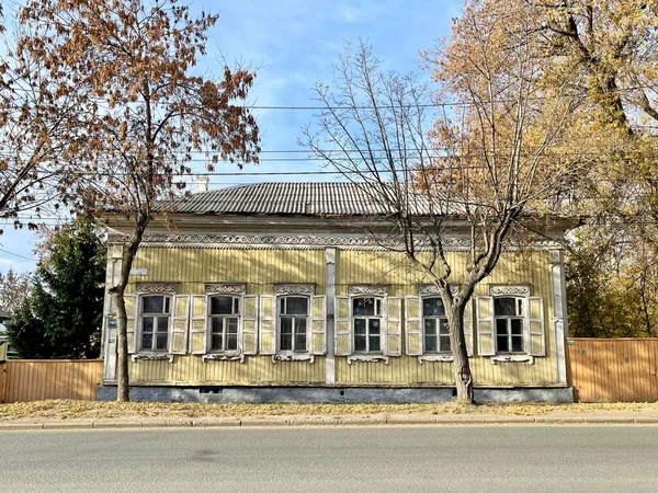 Ufa República Bashkortostán Rusia Octubre 2021 Edificio Histórico Calle Revolución — Foto de Stock