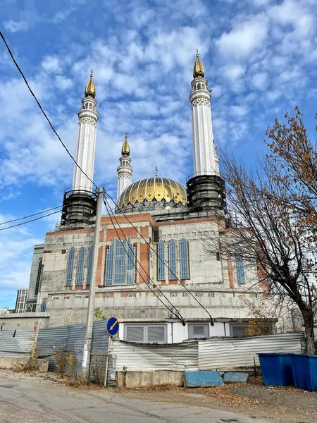 Ufa Republic Bashkortostan Russia October 2021 Rahim Mosque Construction Ufa — ストック写真