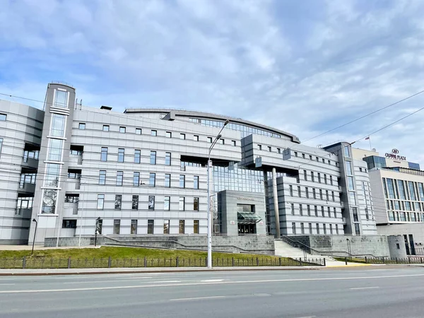 Ufa República Bashkortostán Rusia Octubre 2021 Edificio Del Fondo Pensiones —  Fotos de Stock