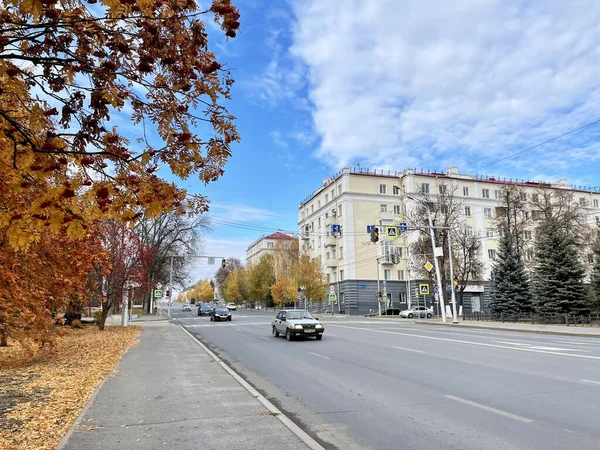 Ufa Republic Bashkortostan Russia October 2021 Zaki Validi Street Ufa — 스톡 사진