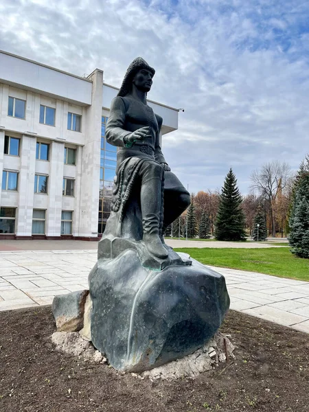 Ufa Republiken Bashkortostan Ryssland Oktober 2021 Monument Över Salavat Julaev — Stockfoto