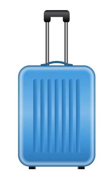 Illustration vectorielle de valise bleue — Image vectorielle