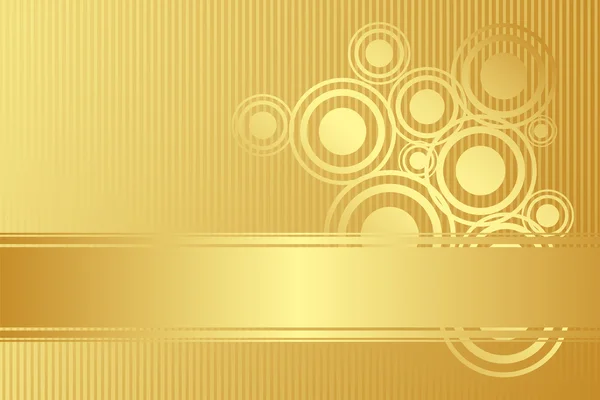 ゴールドのベクトルの背景 — ストックベクタ