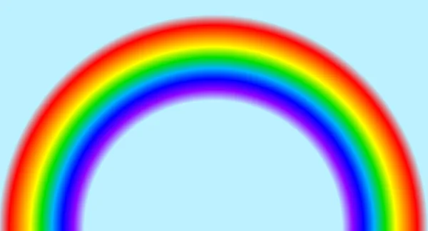 Vector achtergrond met regenboog — Stockvector