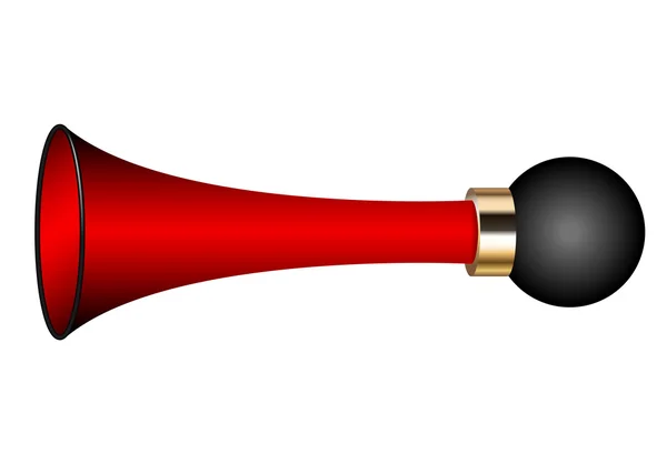 Vector illustration of air horn — Stock Vector