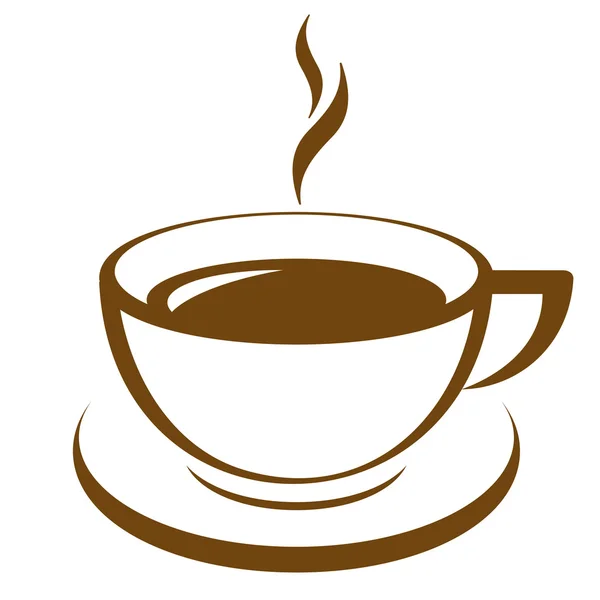 Icône vectorielle de tasse à café — Image vectorielle