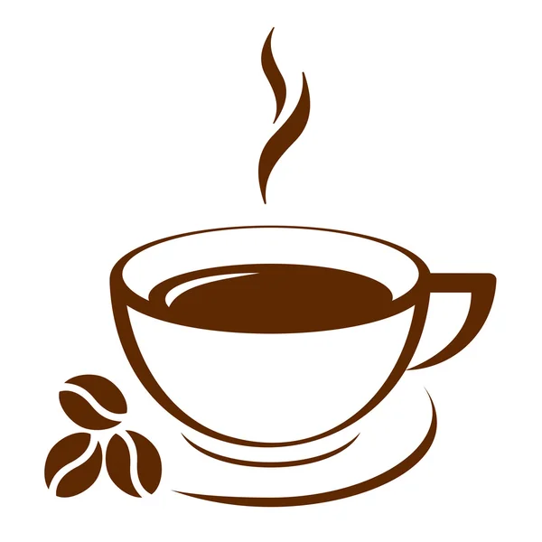 Vektor-Ikone der Kaffeetasse Vektorgrafiken
