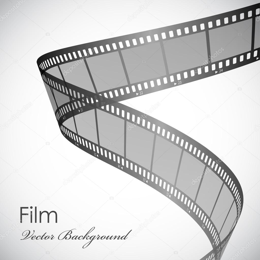 Vector background with film strip