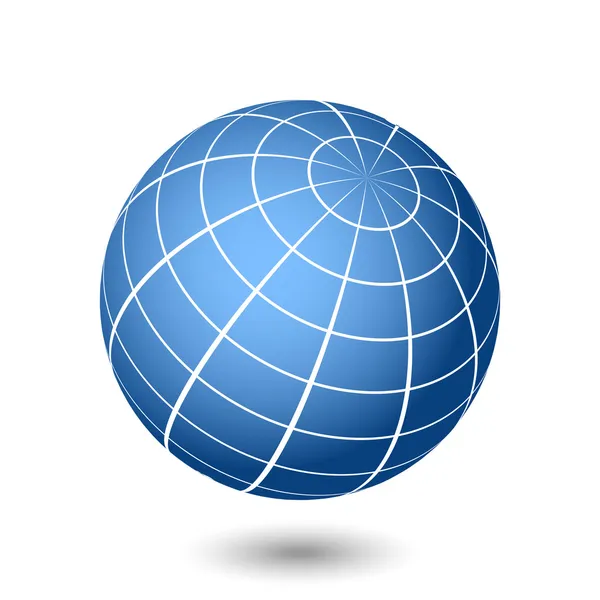 Vektor globe illustration — Stock vektor