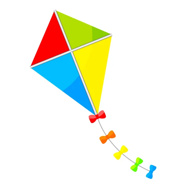 Illustration vectorielle de cerf-volant coloré — Image vectorielle