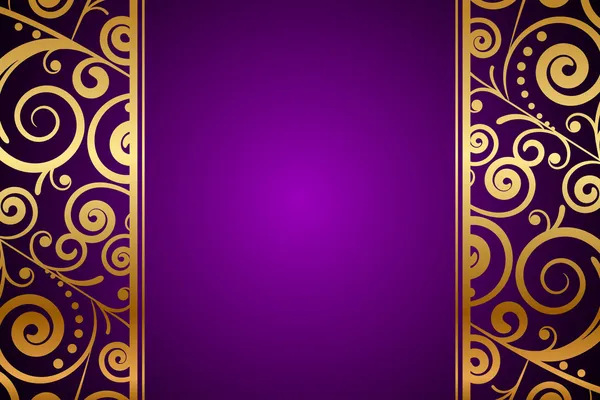 Purple and gold background Vector Art Stock Images | Depositphotos