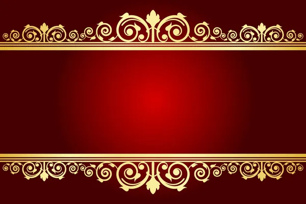 Vector royal background with decorated frame — Stock Vector