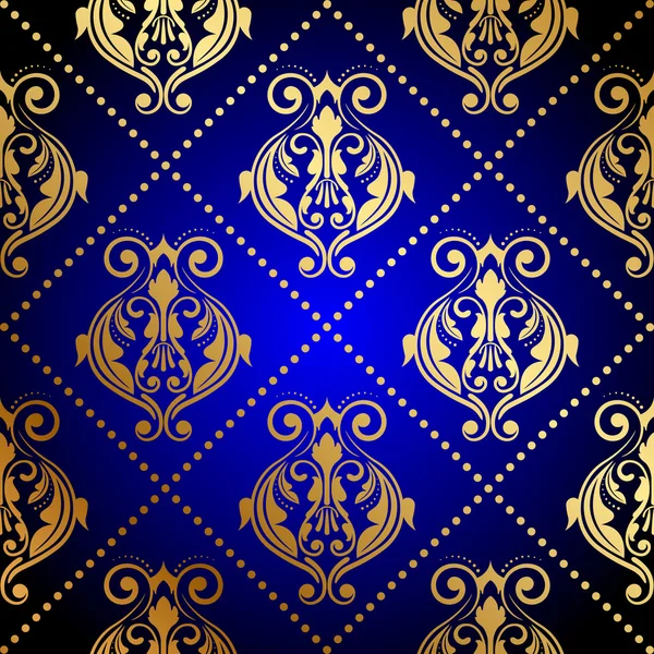 Blue royal wallpaper Vector Art Stock Images | Depositphotos