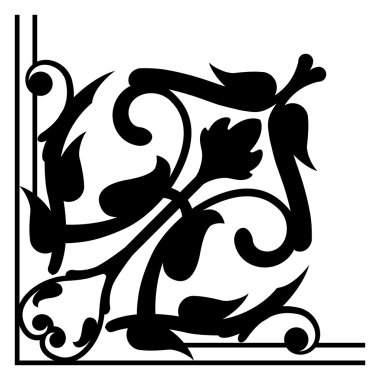 vektör köşe vignette