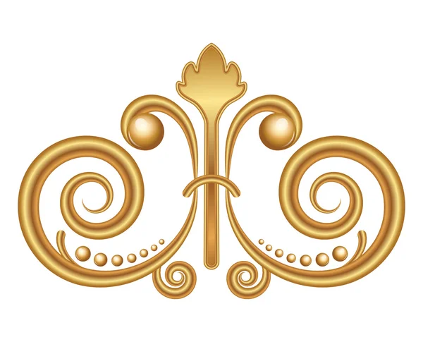 Vector gouden ornament — Stockvector