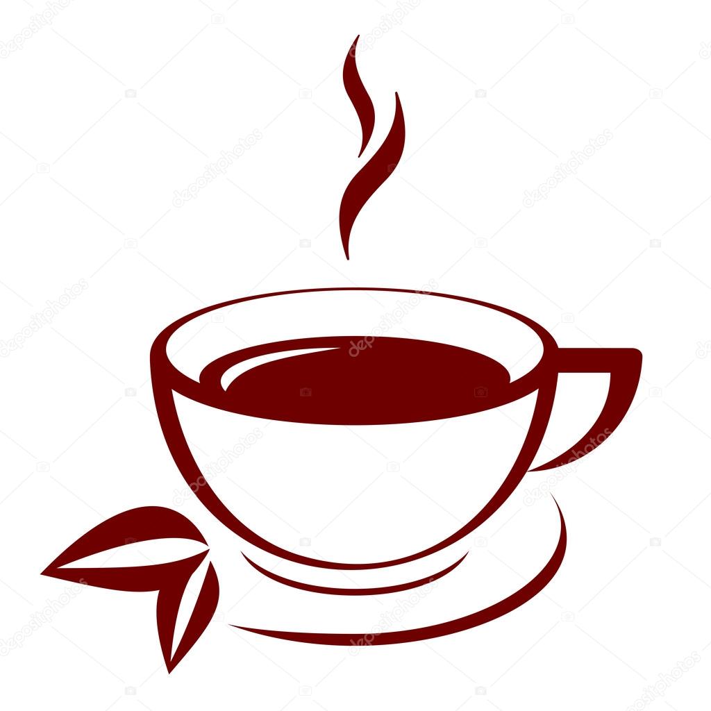 Vector icon of tea cup