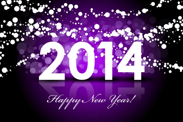 Vektör 2014 - yeni yıl arka plan — Stok Vektör