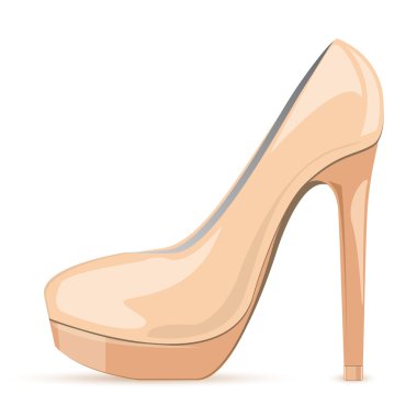 çıplak stiletto vektör çizim