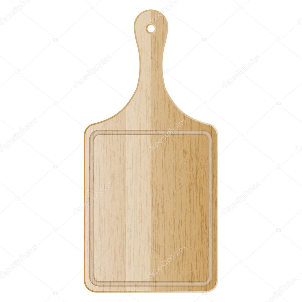 Vector illustration of wood cutting board