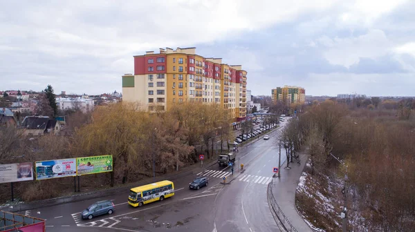 Нові Багатоповерхові Багатоповерхові Житлові Будинки Україні — стокове фото