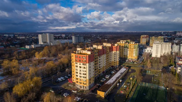 Ukrayna Çok Katlı Yeni Apartmanlar — Stok fotoğraf