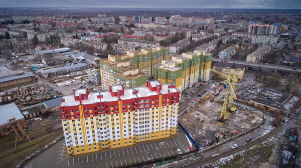 Новые Многоэтажные Жилые Дома Городе Украина — стоковое фото