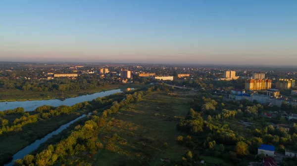 Арієльний Вид Луцьк Україна — стокове фото