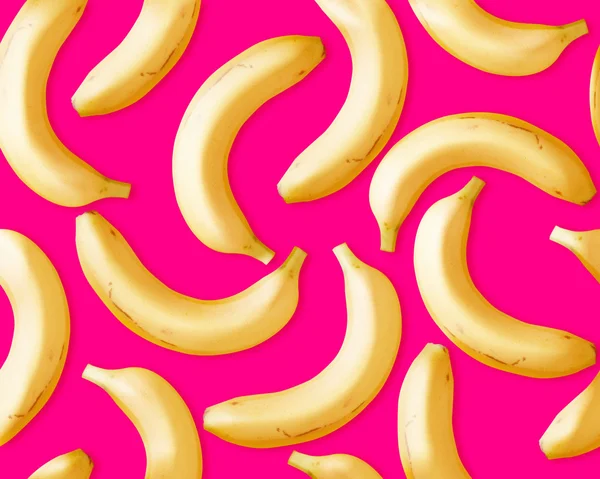 Sömlös färska bananer — Stockfoto