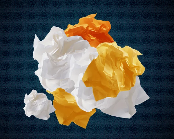 Crumpled papers — Stock Photo, Image