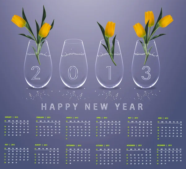 New year 2013 Calendar — Stock Photo, Image