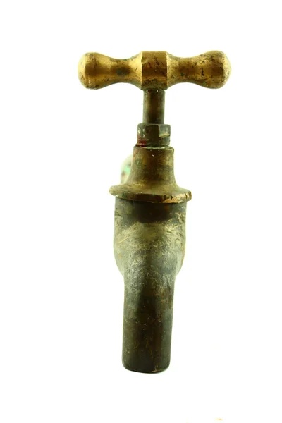 Brass water tap — Stock Photo, Image