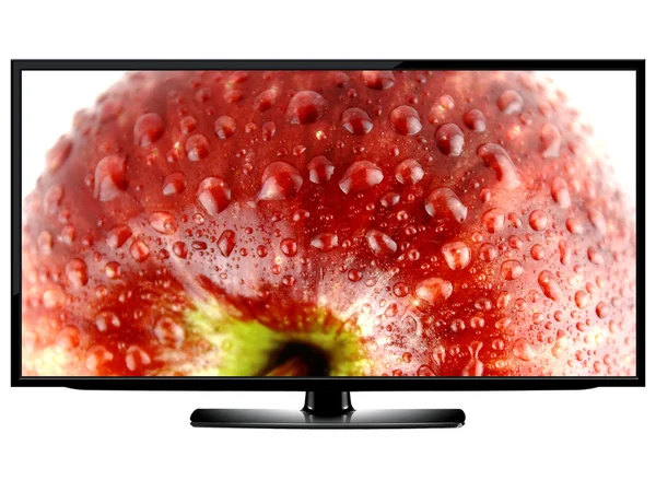 LCD tv ekranında — Stok fotoğraf