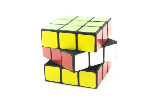 Cubo de rompecabezas 3d — Foto de Stock