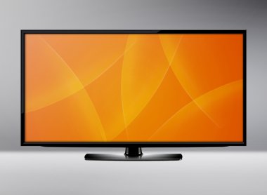 LCD tv ekranında