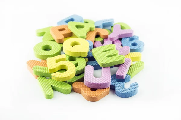 Colorful alphabet letters — Stock Photo, Image