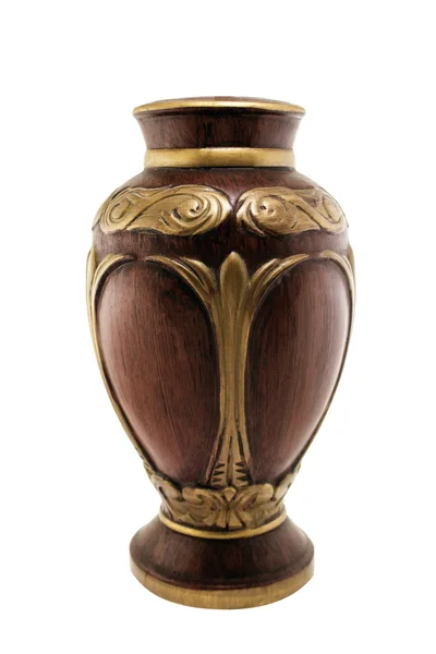 Wooden vase — Stock Photo, Image