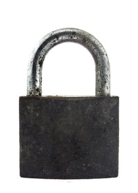 üzerinde metal asma kilit