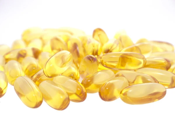 Olej z wątroby dorsza omega 3 — Zdjęcie stockowe