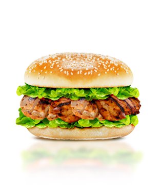 lezzetli tavuk burger 