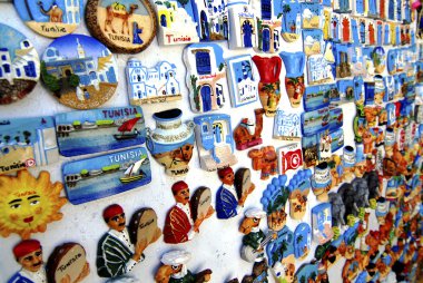 Tunisian souvenir magnet clipart